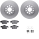 Purchase Top-Quality DYNAMIC FRICTION COMPANY - 4312-74033 - Front Disc Brake Kit pa1
