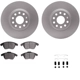Purchase Top-Quality DYNAMIC FRICTION COMPANY - 4312-74034 - Front Disc Brake Kit pa3
