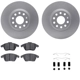Purchase Top-Quality DYNAMIC FRICTION COMPANY - 4312-74036 - Front Disc Brake Kit pa1