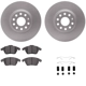 Purchase Top-Quality DYNAMIC FRICTION COMPANY - 4312-74036 - Front Disc Brake Kit pa2