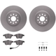 Purchase Top-Quality DYNAMIC FRICTION COMPANY - 4312-74040 - Front Disc Brake Kit pa3