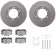 Purchase Top-Quality DYNAMIC FRICTION COMPANY - 4312-76001 - Front Disc Brake Kit pa3