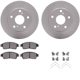 Purchase Top-Quality DYNAMIC FRICTION COMPANY - 4312-76014 - Brake Kit pa4