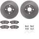Purchase Top-Quality Front Disc Brake Kit by DYNAMIC FRICTION COMPANY - 4312-76015 pa1