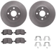 Purchase Top-Quality DYNAMIC FRICTION COMPANY - 4312-76027 - Front Disc Brake Kit pa5