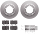 Purchase Top-Quality DYNAMIC FRICTION COMPANY - 4312-76028 - Front Disc Brake Kit pa4