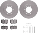 Purchase Top-Quality DYNAMIC FRICTION COMPANY - 4312-76030 - Front Disc Brake Kit pa4