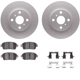 Purchase Top-Quality Front Disc Brake Kit by DYNAMIC FRICTION COMPANY - 4312-76032 pa2