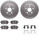 Purchase Top-Quality DYNAMIC FRICTION COMPANY - 4312-76033 - Front Disc Brake Kit pa4