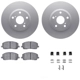 Purchase Top-Quality DYNAMIC FRICTION COMPANY - 4312-76041 - Front Disc Brake Kit pa1