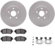 Purchase Top-Quality DYNAMIC FRICTION COMPANY - 4312-76047 - Front Disc Brake Kit pa3