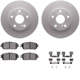 Purchase Top-Quality DYNAMIC FRICTION COMPANY - 4312-76048 - Front Disc Brake Kit pa5