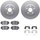 Purchase Top-Quality DYNAMIC FRICTION COMPANY - 4312-76050 - Front Disc Brake Kit pa1