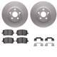 Purchase Top-Quality DYNAMIC FRICTION COMPANY - 4312-76052 - Front Disc Brake Kit pa5