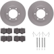 Purchase Top-Quality Front Disc Brake Kit by DYNAMIC FRICTION COMPANY - 4312-76055 pa2