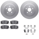 Purchase Top-Quality DYNAMIC FRICTION COMPANY - 4312-76061 - Front Disc Brake Kit pa1