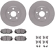 Purchase Top-Quality DYNAMIC FRICTION COMPANY - 4312-76065 - Front Disc Brake Kit pa5