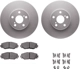 Purchase Top-Quality DYNAMIC FRICTION COMPANY - 4312-76067 - Front Disc Brake Kit pa3