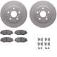 Purchase Top-Quality DYNAMIC FRICTION COMPANY - 4312-76068 - Front Disc Brake Kit pa4
