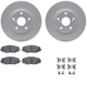 Purchase Top-Quality DYNAMIC FRICTION COMPANY - 4312-76069 - Front Disc Brake Kit pa1