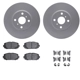 Purchase Top-Quality DYNAMIC FRICTION COMPANY - 4312-76086 - Front Disc Brake Kit pa1