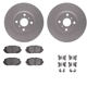 Purchase Top-Quality DYNAMIC FRICTION COMPANY - 4312-76086 - Front Disc Brake Kit pa3