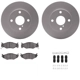 Purchase Top-Quality DYNAMIC FRICTION COMPANY - 4312-80003 - Front Disc Brake Kit pa3