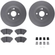 Purchase Top-Quality DYNAMIC FRICTION COMPANY - 4312-80008 - Front Disc Brake Kit pa1