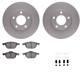 Purchase Top-Quality DYNAMIC FRICTION COMPANY - 4312-80016 - Front Disc Brake Kit pa2