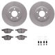 Purchase Top-Quality DYNAMIC FRICTION COMPANY - 4312-80017 - Front Disc Brake Kit pa2