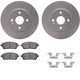 Purchase Top-Quality DYNAMIC FRICTION COMPANY - 4312-80031 - Front Disc Brake Kit pa5