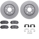 Purchase Top-Quality DYNAMIC FRICTION COMPANY - 4312-80033 - Front Disc Brake Kit pa1