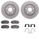 Purchase Top-Quality DYNAMIC FRICTION COMPANY - 4312-80033 - Front Disc Brake Kit pa5