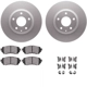 Purchase Top-Quality DYNAMIC FRICTION COMPANY - 4312-80038 - Front Disc Brake Kit pa4