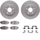 Purchase Top-Quality DYNAMIC FRICTION COMPANY - 4312-80039 - Front Disc Brake Kit pa4