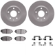 Purchase Top-Quality DYNAMIC FRICTION COMPANY - 4312-80040 - Front Disc Brake Kit pa4