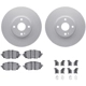 Purchase Top-Quality DYNAMIC FRICTION COMPANY - 4312-80045 - Front Disc Brake Kit pa1