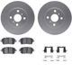Purchase Top-Quality DYNAMIC FRICTION COMPANY - 4312-91002 - Front Disc Brake Kit pa1