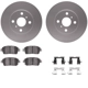 Purchase Top-Quality DYNAMIC FRICTION COMPANY - 4312-91002 - Front Disc Brake Kit pa3