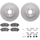 Purchase Top-Quality DYNAMIC FRICTION COMPANY - 4312-91004 - Front Disc Brake Kit pa3