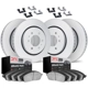 Purchase Top-Quality DYNAMIC FRICTION COMPANY - 4314-54031 - Front & Rear Disc Brake Kit pa1
