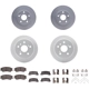 Purchase Top-Quality DYNAMIC FRICTION COMPANY - 4314-76002 - Disc Brake Kit pa7