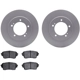 Purchase Top-Quality DYNAMIC FRICTION COMPANY - 4502-01020 - Front Disc Brake Kit pa1