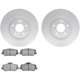 Purchase Top-Quality DYNAMIC FRICTION COMPANY - 4502-03088 - Front Disc Brake Kit pa1
