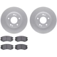 Purchase Top-Quality DYNAMIC FRICTION COMPANY - 4502-03096 - Front Disc Brake Kit pa1