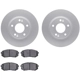 Purchase Top-Quality DYNAMIC FRICTION COMPANY - 4502-03098 - Front Disc Brake Kit pa1