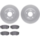 Purchase Top-Quality DYNAMIC FRICTION COMPANY - 4502-03100 - Front Disc Brake Kit pa1
