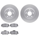 Purchase Top-Quality DYNAMIC FRICTION COMPANY - 4502-03111 - Front Disc Brake Kit pa1