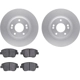 Purchase Top-Quality DYNAMIC FRICTION COMPANY - 4502-03112 - Front Disc Brake Kit pa2