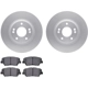Purchase Top-Quality DYNAMIC FRICTION COMPANY - 4502-03114 - Front Disc Brake Kit pa1